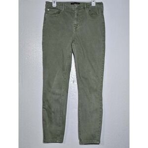 👖 Calvin Klein Jeans Olive Green Skinny Pants Women's 12 Classic 👖